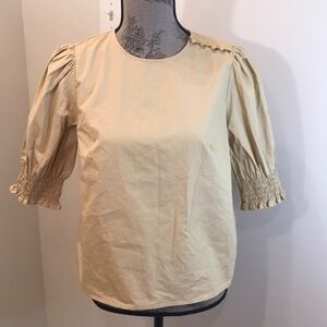 Who what wear tan blouse new small